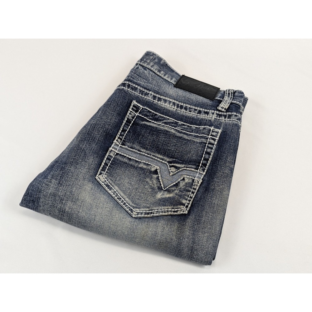 Buckle Men's Slim Straight Jeans - Faded Indigo